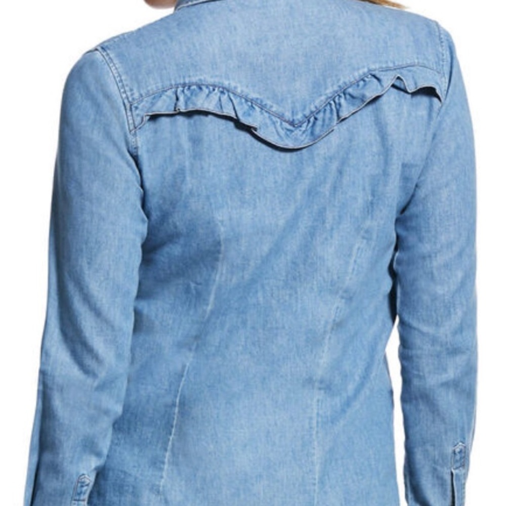 Ariat Light Blue Denim Button-Down Shirt